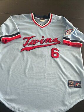 Vintage Mens Majestic Minnesota Twins Cooperstown Collections Oliva Jersey XXL
